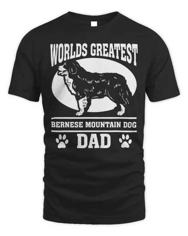 Worlds Greatest Bernese Mountain Dog Dad T-shirt
