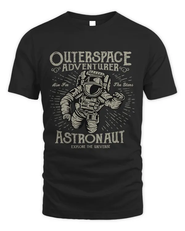 Astronaut Outerspace Science Fiction Nerd and Space