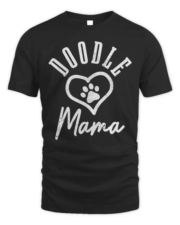 Womens Doodle Mama Goldendoodle Labradoodle The Dood Doodle Dog T-Shirt