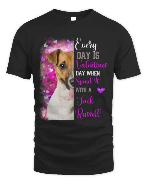 Womens Jack Russell Mom Funny Valentines Day Dog Lovers Cool Cute