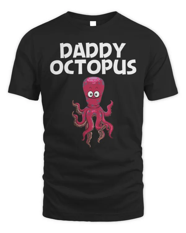 Womens Cool Octopus For Men Dad Sea Life Ocean Biology Cephalopod V-Neck T-Shirt