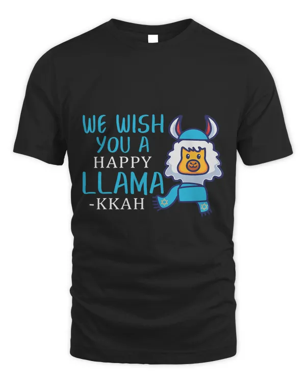 Hanukkah We Wish You A Happy LlamaKkah Chanukah Llama