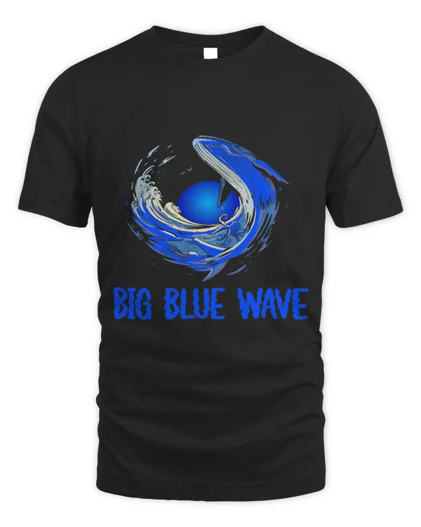Big Blue Wave Vote Blue Midterm Election Democrat Whale