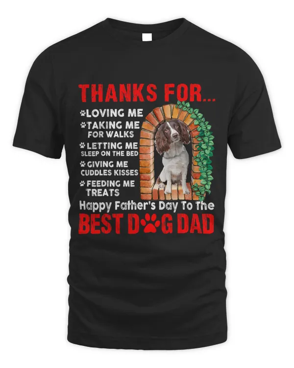 Funny Fathers Day Best Dog Dad English Springer Spaniel Dog 11