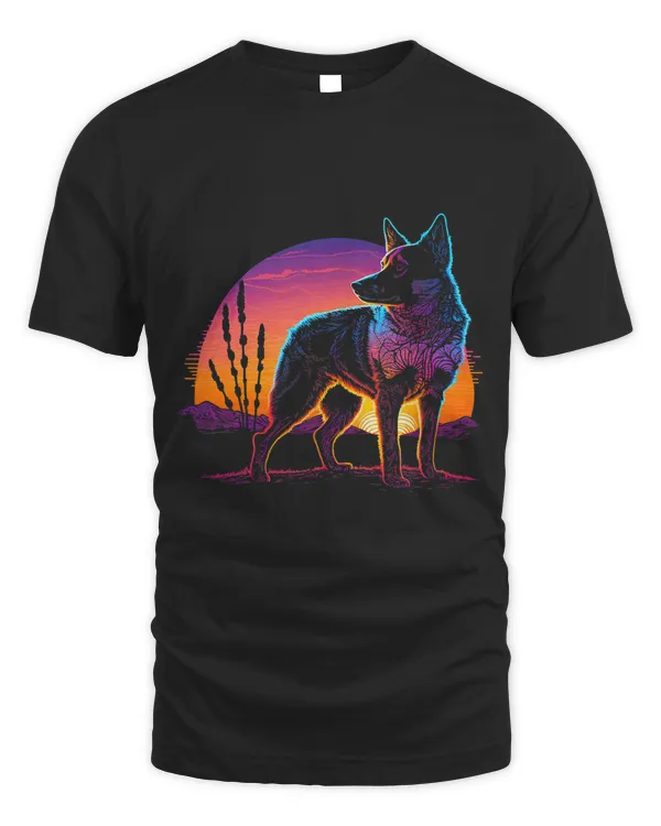 Retro Aesthetic Australian Cattle dog 11