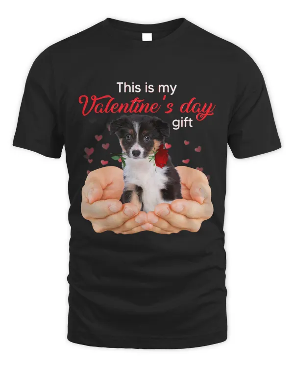 Cute Border Collie This Is My Valentines Day Pajama