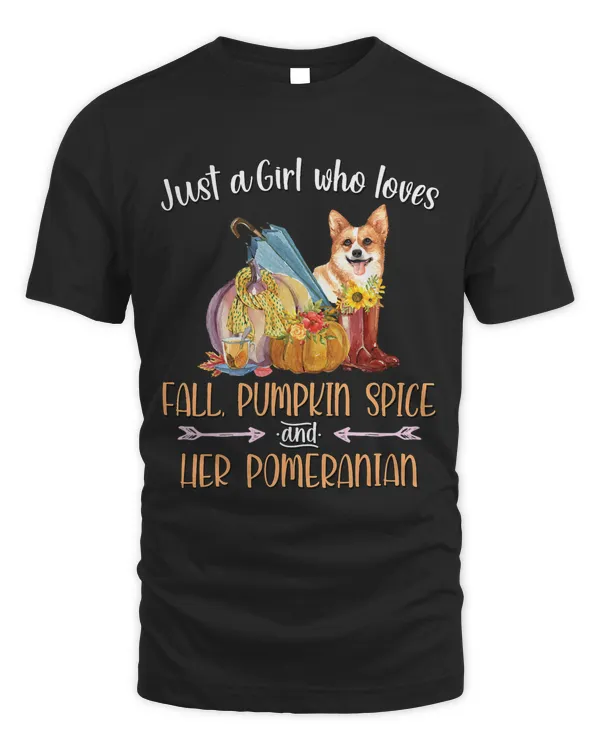 Just A Girl Who Loves Fall Pumpkin Spice and her Pomeranian