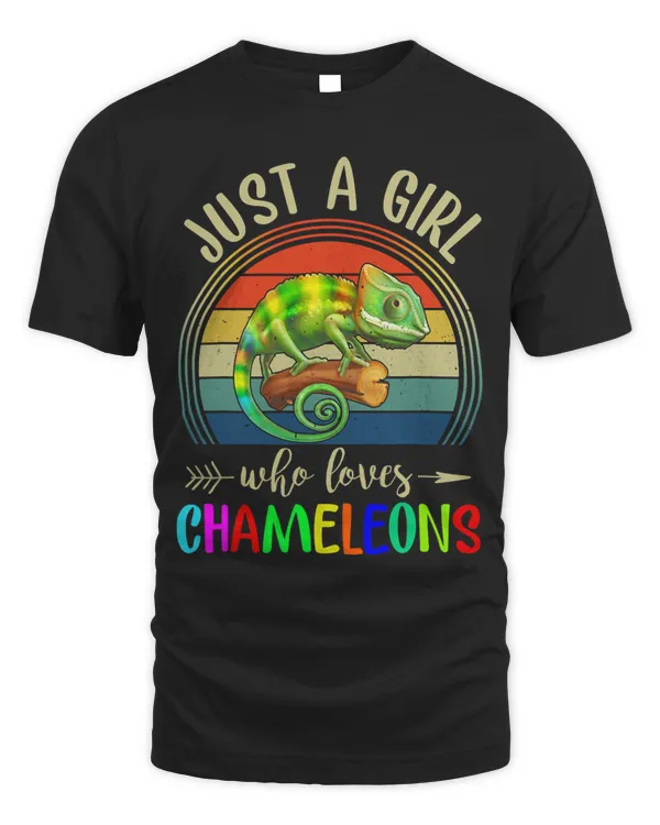 Chameleon Shirt Just a girl who loves Chameleons 5