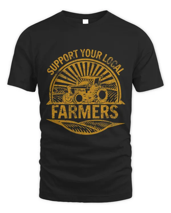 Support your Local Farmers Harvest Farming Barn Cattle 583
