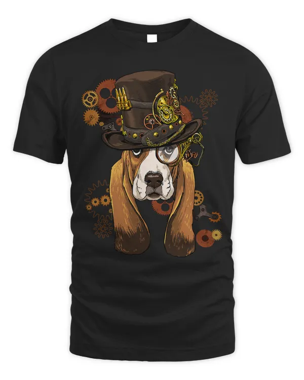 Steampunk Basset Hound Dog Steampunk Lovers 32