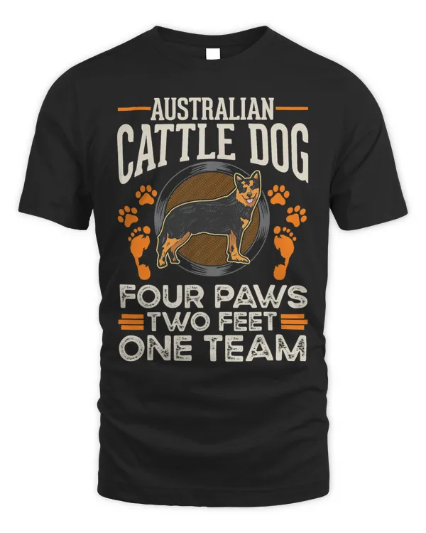 Australian Cattle Dog four paws two feet one team 213