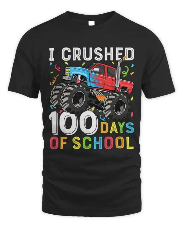 100 Days of School Monster Truck 100th Day of School Boys