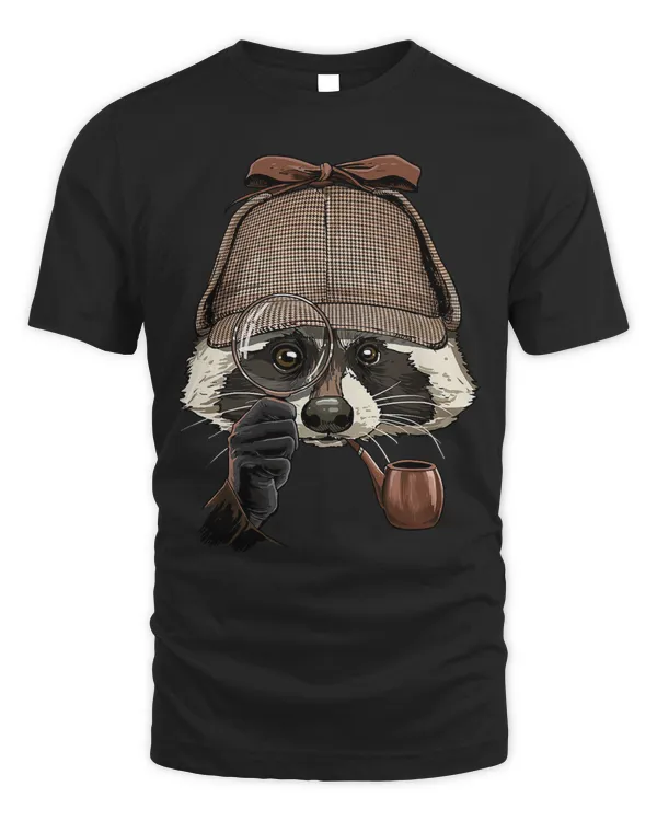 Raccoon Detective Wildlife Raccoon American Animal Lover 84