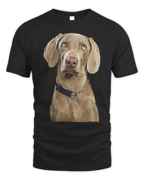 German Dog Breed Cartoon Filter Dog Portrait Weimaraner Dog