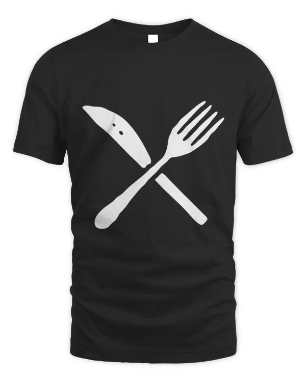 Fork and Knife Cool Eating Food Foodie Cooking