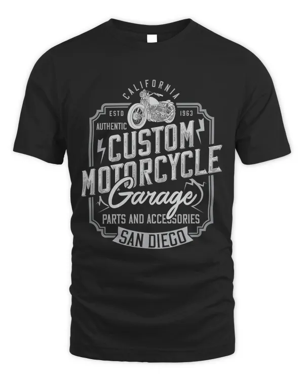 Custom Motorcycle Garage Parts Accessories California