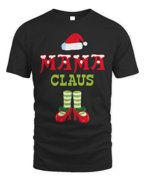 Mama Claus Christmas Family Photo Pajama