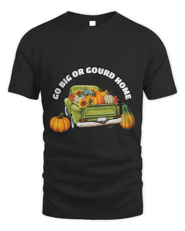 Go Big Or Gourd Home Fall Autumn and Halloween Design