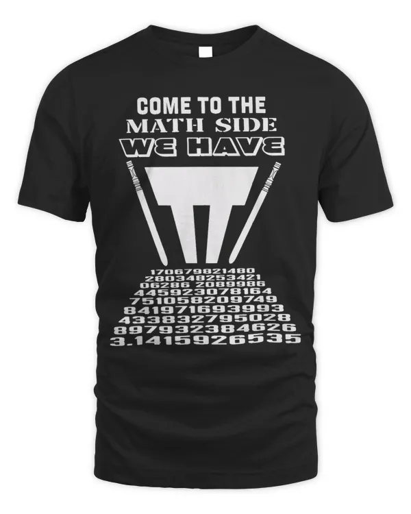 Math Side March Math Holiday Mathematics Funny Pi Day