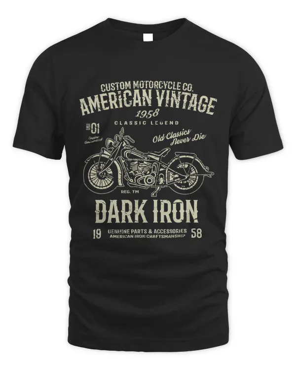 Dark Iron Custom Motorcycle Co. 1958 Classic Vintage