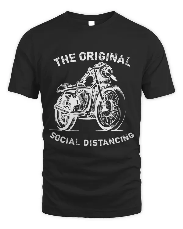 Funny Motorcycle Original Social Distancing 68