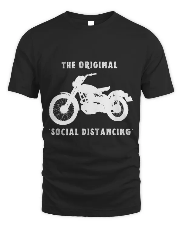 Funny Motorcycle Original Social Distancing