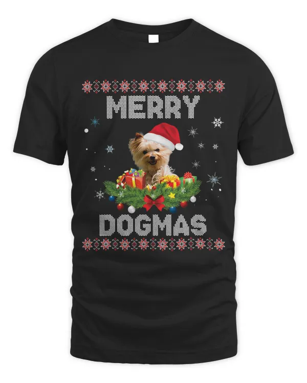 Merry Dogmas Yorkshire Terrier Dog Ugly Sweater Christmas