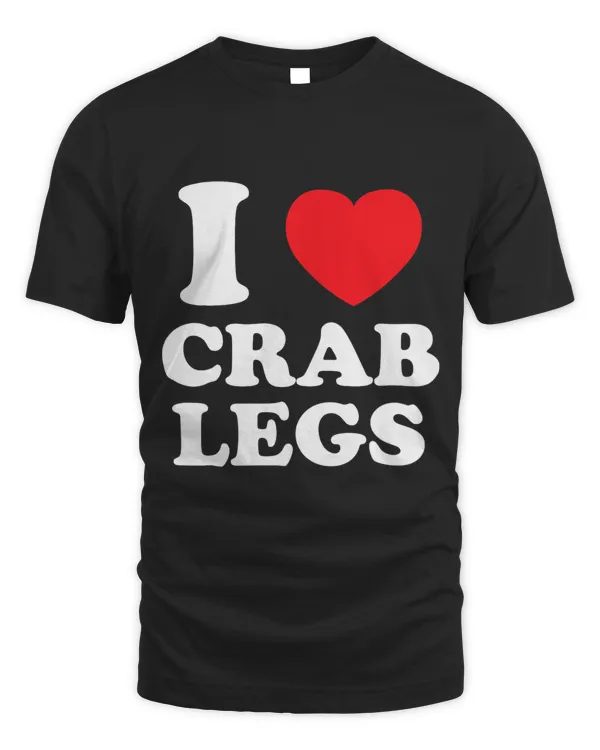 I Love Heart Crab Legs