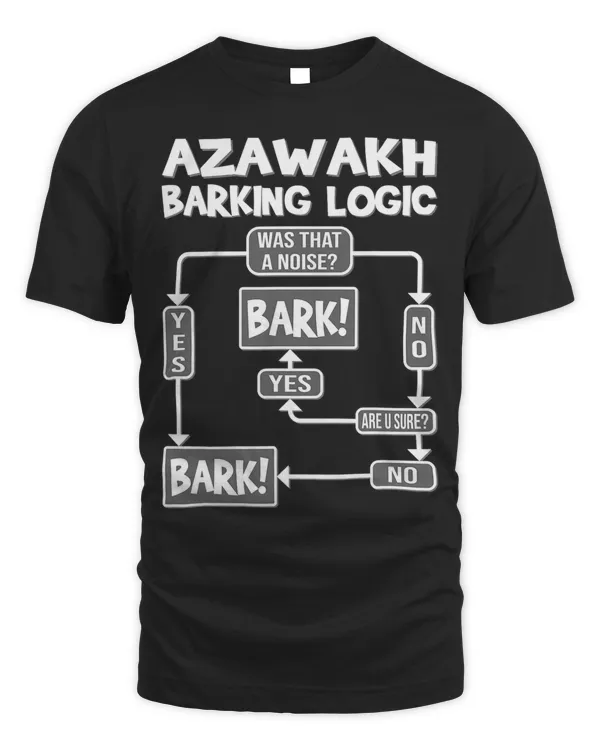 Dog Barking Logic funny dog gift idea Funny Azawakh
