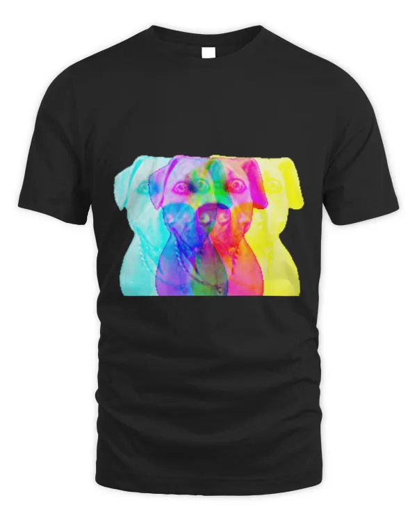 Trippy Psychedelic Puppy Funny Dog Owner