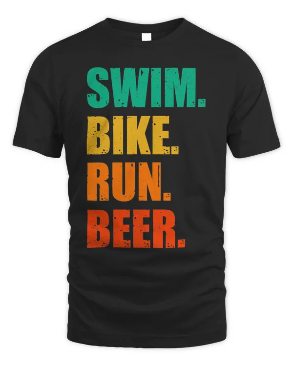 Swim Bike Run Beer Running Swimming Cycling Triathlon Sport