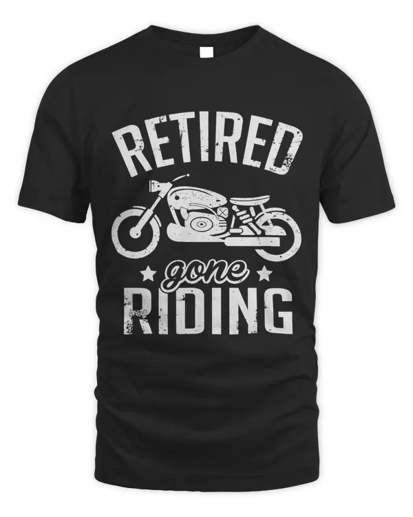 Retired Gone Riding Motorcycle Retirement Party Gift