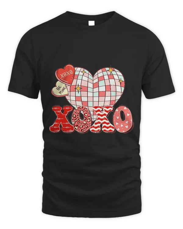 Retro Valentines Day XOXO Love Disco Heart Valentine Candy