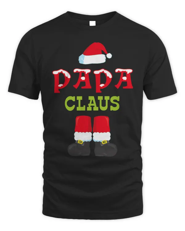 Papa Claus Christmas Family Photo Pajama