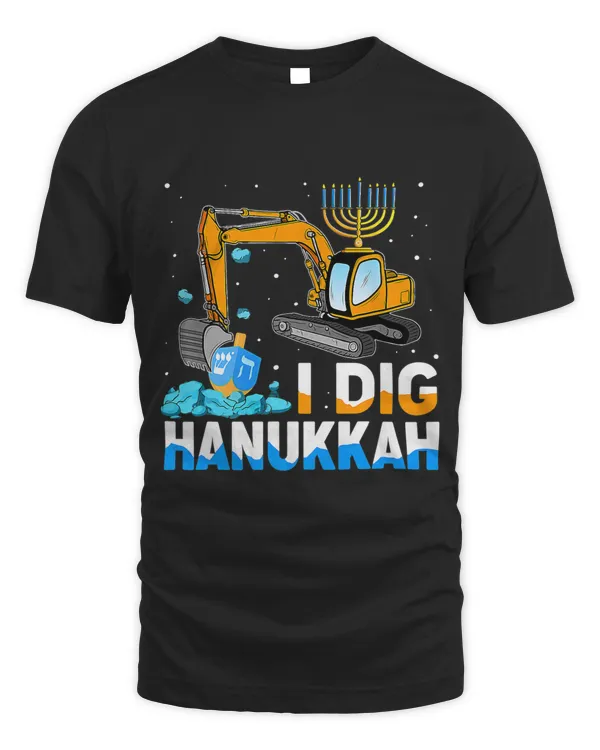 I Dig Hanukkah Excavator Construction Toddler Hanukkah Boys