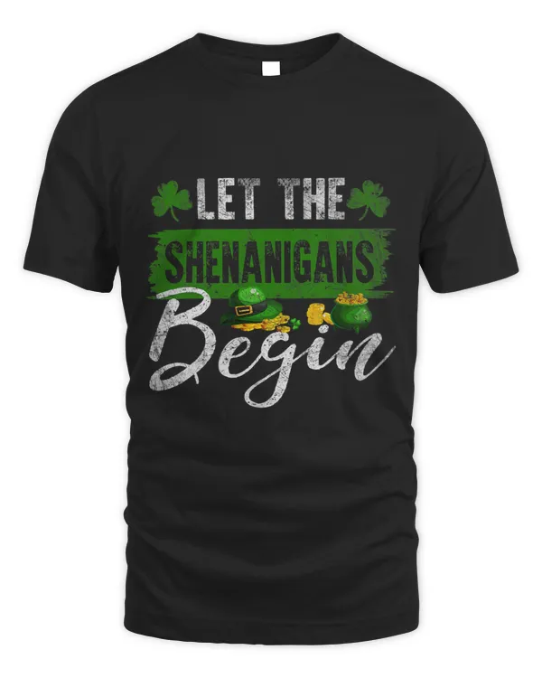 Vintage Let The Shenanigans Begin St Patricks Day For Women