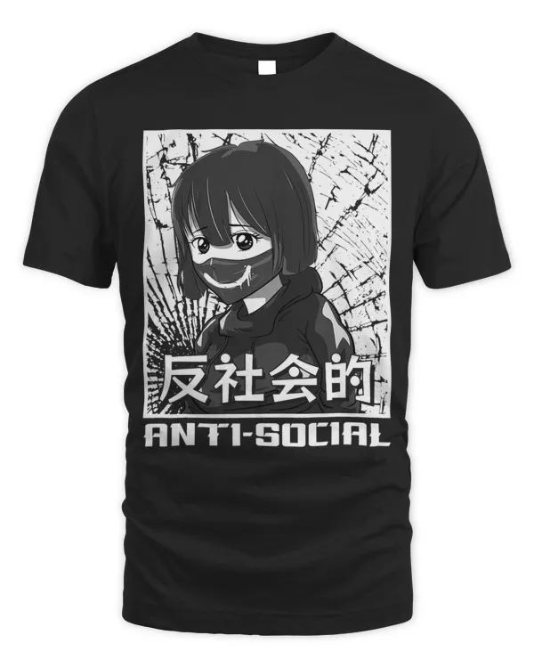 Anti Social Japanese Emo Goth Sad Anime Girl Soft Grunge