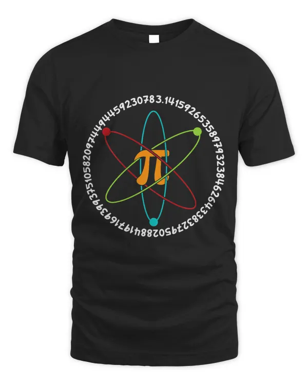 Pi Nucleus Atom Orbit Math Holiday Mathematics Funny Pi Day