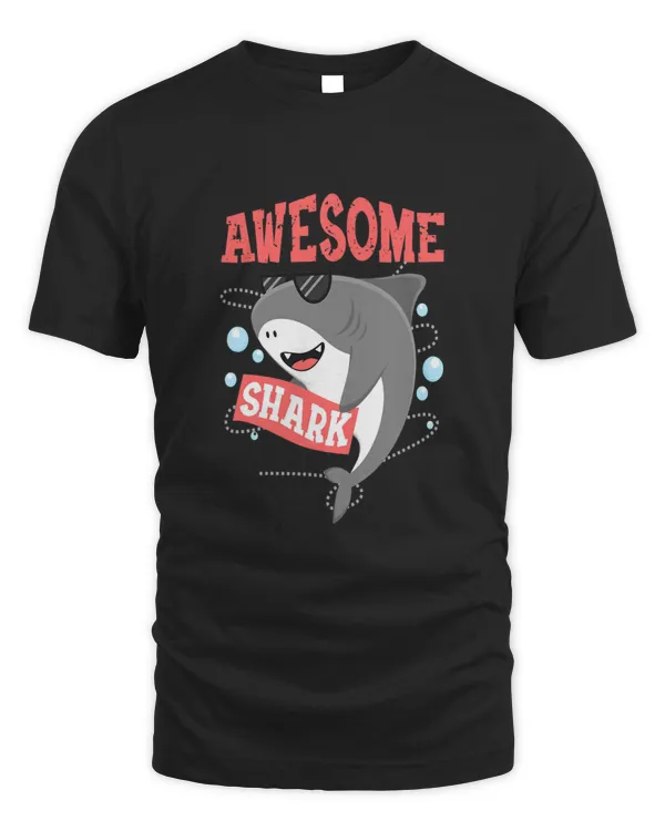 Awesome Shark Pisces Starfish Funny Shark