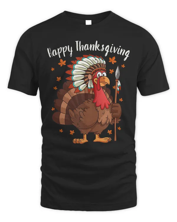 Native American Indian Turkey Happy Thanksgiving Day Tank Top