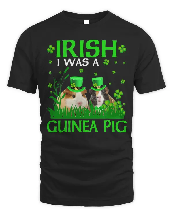 Irish I Was A Guinea Pig St Patrick's Leprechaun Guinea Pig T-Shirt