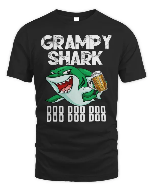 Grampy Irish Shark T-Shirt Gifts for Patrick's Day T-Shirt