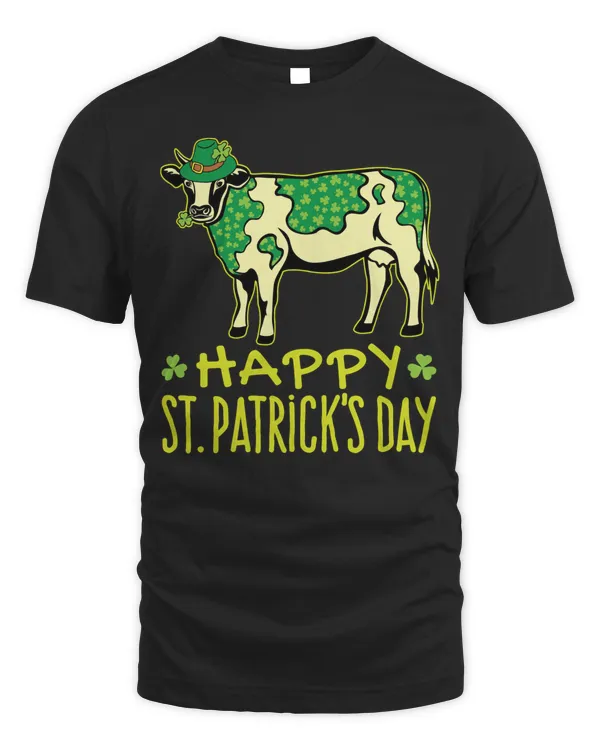 Shamrock Cow Clover Irish St. Patrick's Day Sweatshirt