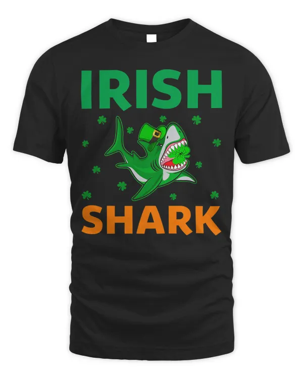 Shark Lover Leprechaun Lucky Irish Shark St. Patrick's Day T-Shirt