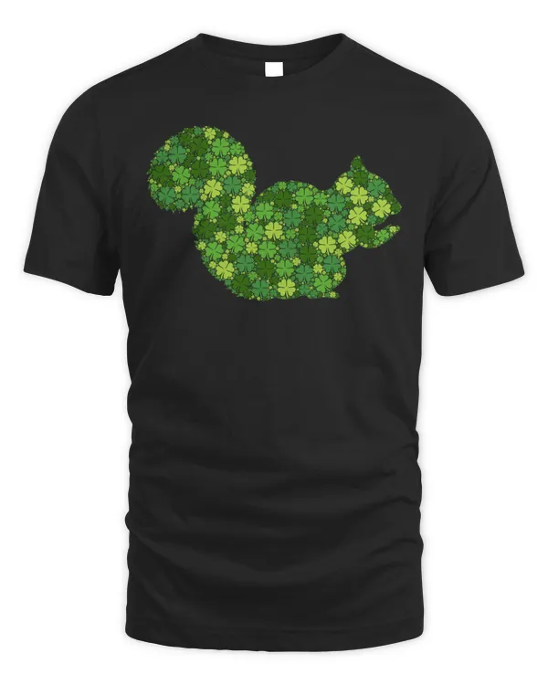 Squirrel Irish Lucky Green Shamrock Clover - St Patricks Day Sweatshirt