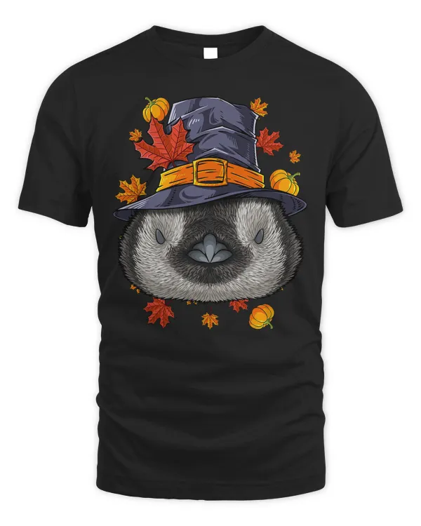 Thanksgiving Penguin Pilgrim Costume Fall Autumn T-Shirt
