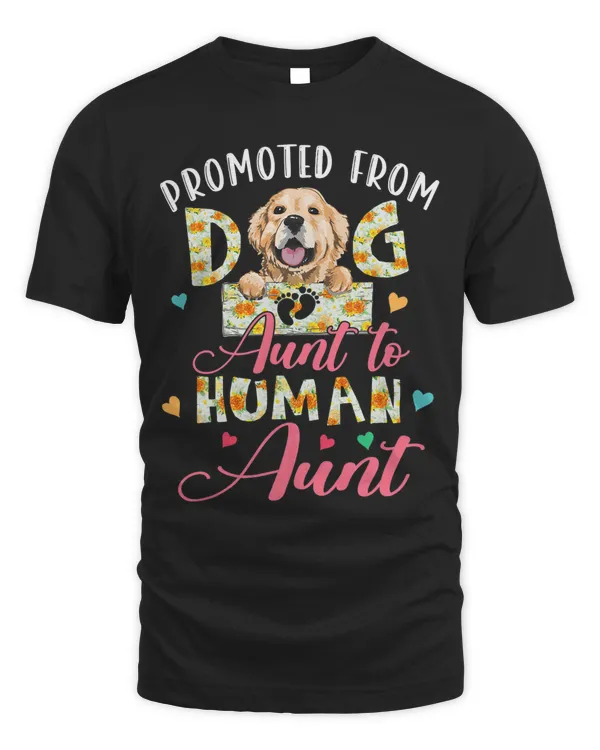 Promoted From Dog Aunt To Human Aunt Floral Expecting Baby