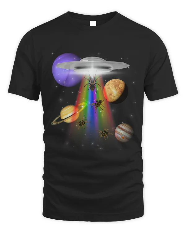 Tarantula Spider Lover Galaxy UFO Spaceship LGBTQ Alien