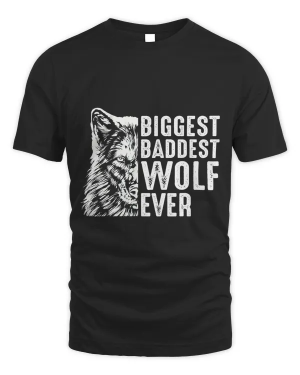 Biggest Baddest Wolf Ever Werewolf Hilarious