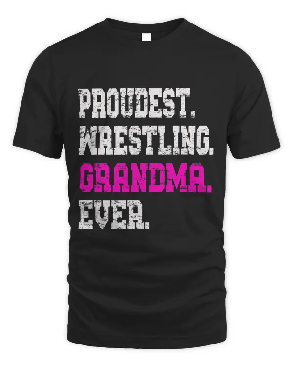 Custom Wrestling Grandma TShirt Best Grandma Ever Gift1